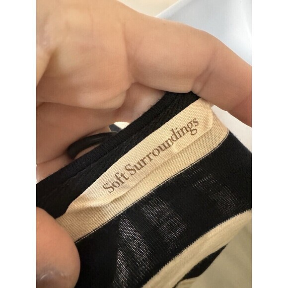 Soft Surroundings Adrift Striped Dress,  XS Black & White - Picture 4 of 7